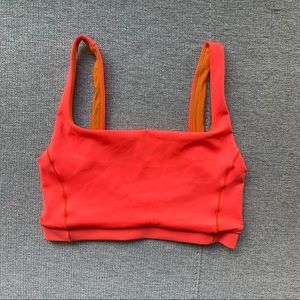 Left on friday top shelf bikini top aperol orange